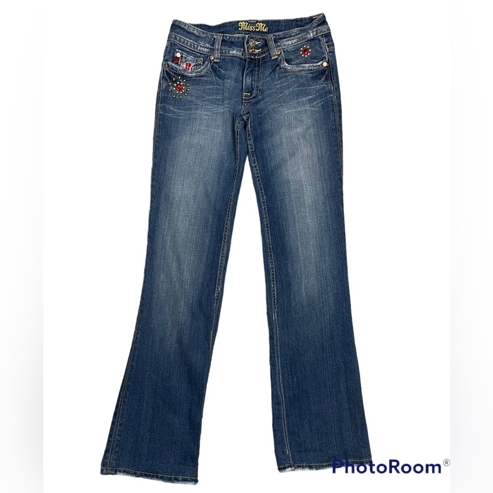 Miss Me Bootcut Flap Pocket Jeans Size 27